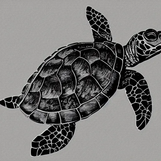 Prompt: highly detailed photo of a turtle dancing tango