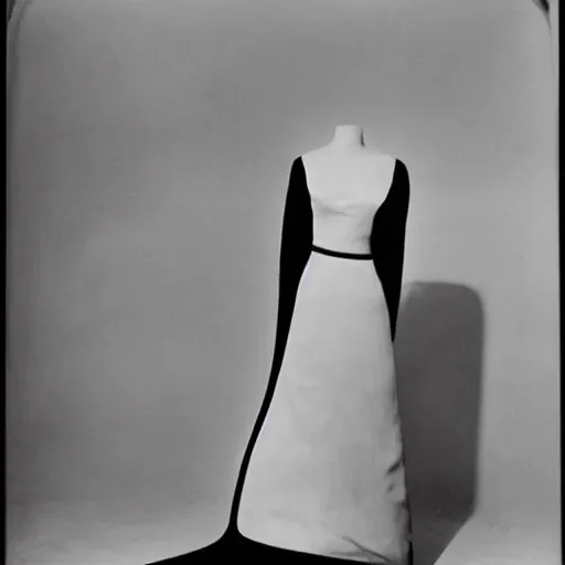 Image similar to a dress designed by man ray, fashion photography