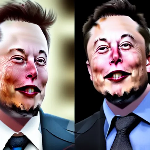 Image similar to centaur Elon Musk