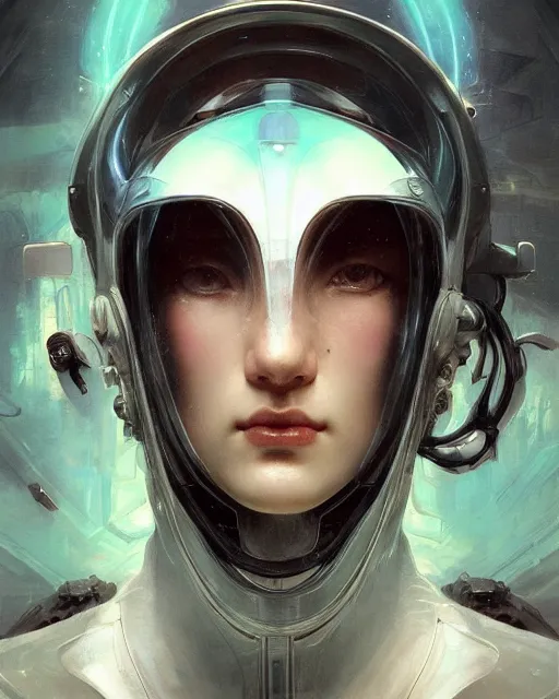 Prompt: Full shot of a woman squid monster astronaut defined facial features, symmetrical facial features. By Ruan Jia and Artgerm and Range Murata and WLOP and Ross Tran and William-Adolphe Bouguereau. intricate abstract. cyberpunk, intricate artwork, by Tooth Wu, beeple Key Art. Fantasy Illustration. award winning, Artstation, intricate details, realistic, Hyperdetailed, 8k resolution.