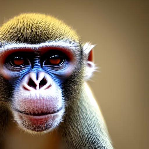 Prompt: sad egyptian monkey, highly detailed, high quality, hd, 4 k, 8 k, canon 3 0 0 mm, professional photographer, 4 0 mp, lifelike, top - rated, award winning, realistic, sharp, no blur, edited, corrected, trending