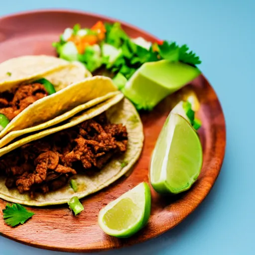 Image similar to dslr food photograph of tacos stuffed with poop, 8 5 mm f 1. 4