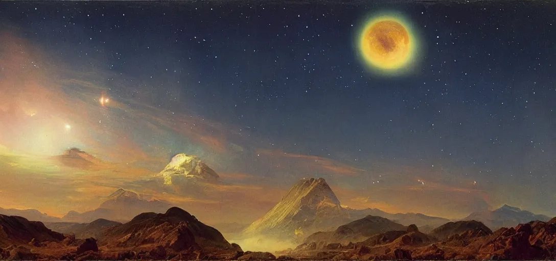 Image similar to The Galactic Empire by Frederic Edwin Church