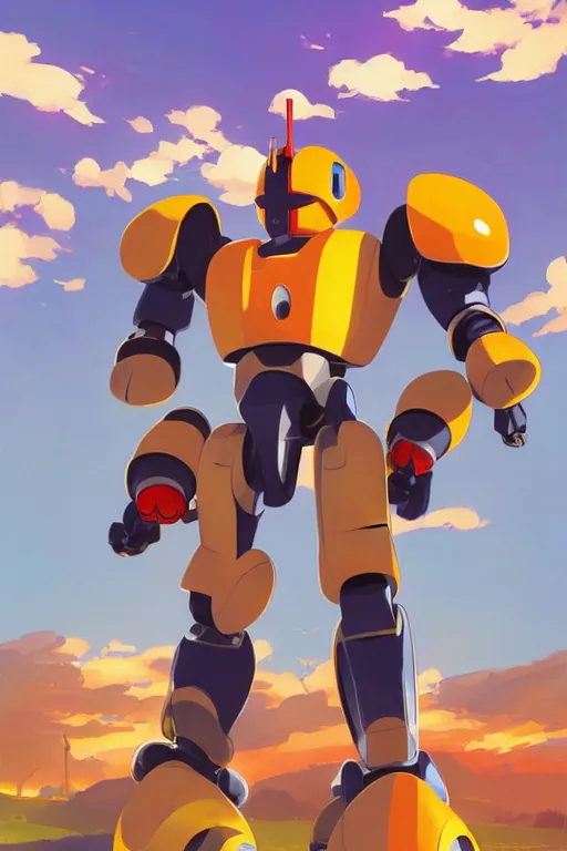 Image similar to metabots medabots medarotto medarot robot minimalist comics, behance hd by jesper ejsing, by rhads, makoto shinkai and lois van baarle, ilya kuvshinov, rossdraws global illumination ray tracing hdr radiating a glowing aura