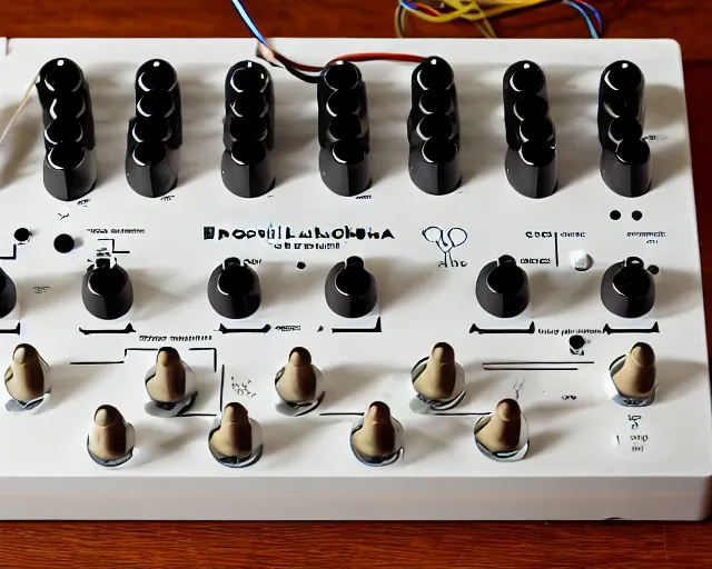 Image similar to Modular buchla synthesizer white ufo