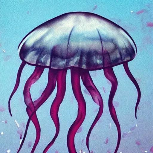 Prompt: “jellyfish in the storm”