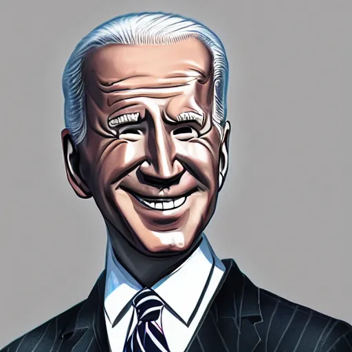 Image similar to joe biden as a world war 2 caricature, artstation