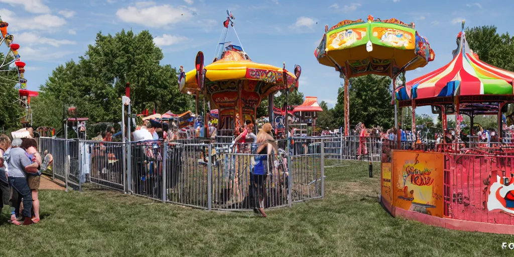 Image similar to fair rides petting zoo grizzly focus photography