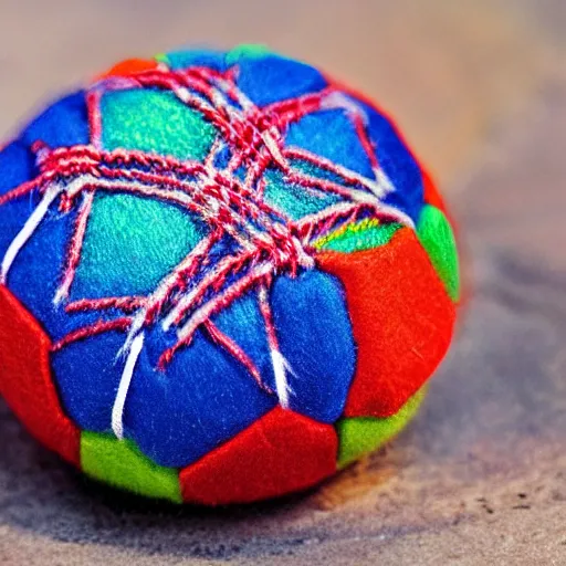 Prompt: a hacky sack in my mind