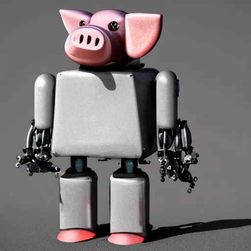 Image similar to robot pig