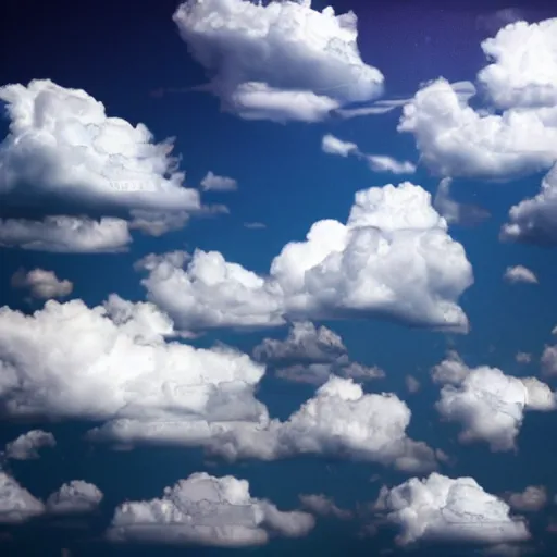 Prompt: heaven, clouds, computers everywhere in the clouds