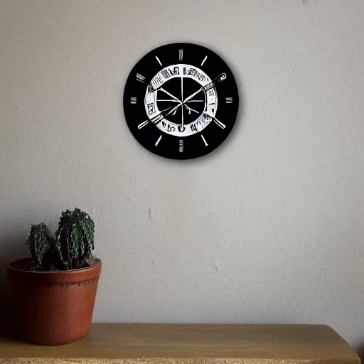 Image similar to a wall clock design by Bill waterson