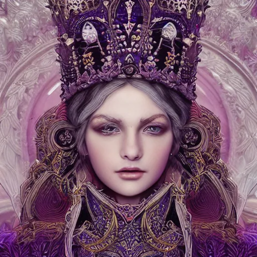 Image similar to queen of magic, godly, beautiful, intricate, hyper detailed, octane, 4 k