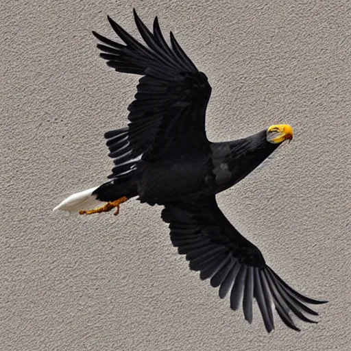 Image similar to a two - handed black eagle