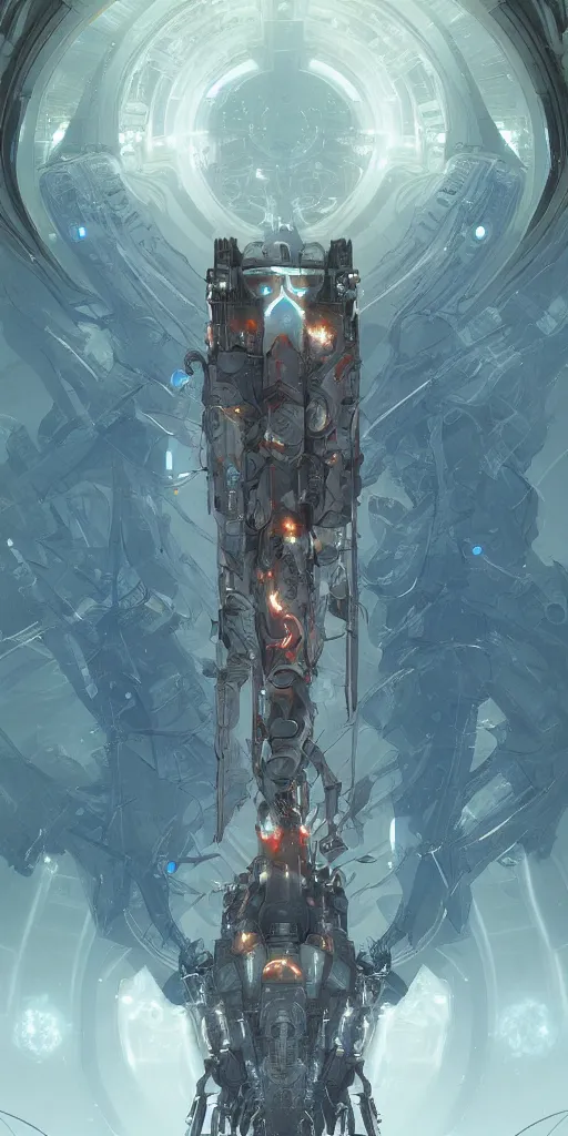 Image similar to symmetry! fractal abstract alien landscape, apex legends, epic lighting, sketch illustration, ultra detailed, art by artgerm and greg rutkowski and alphonse mucha