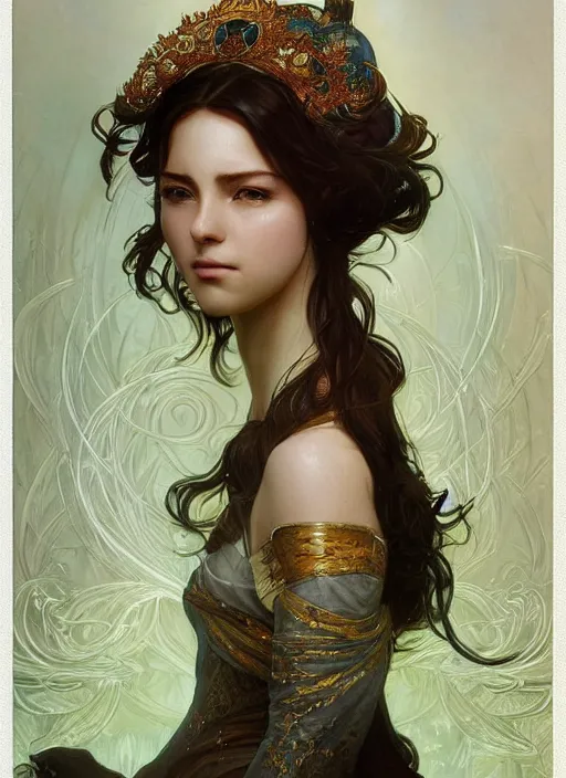 Prompt: portrait of a stunningly beautiful water drop, highly detailed, 3 5 mm photo, artstation, concept art, sharp focus, 2 8 mm macro photo, art by artgerm and greg rutkowski and alphonse mucha, incredibly beautiful and symmetrical, award winning art, royal