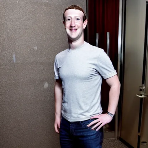 Prompt: mark zuckerberg thirst trap photo