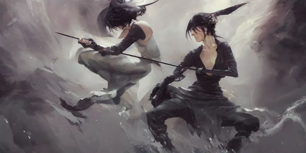 Prompt: highly detailed beautiful oil painting of samourai, splash, sharp focus, dramatic, dynamic lighting, elegant, harmony, beauty, masterpiece, by riccardo federici, by james jean, by craig mullins, by lois van baarle, by makoto shinkai, by greg tocchini, by greg rutkowski, illustration, ink draw, pen