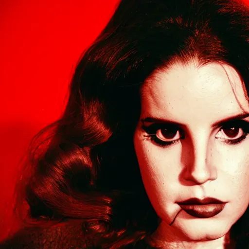 Image similar to lana del rey by gaspar noe