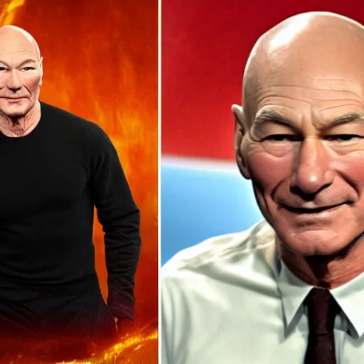 Prompt: Patrick Stewart