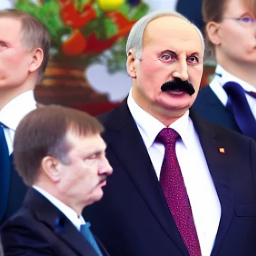 Prompt: president of belorussia, alexander lukashenko in style of sailor moon, anime, perfect faces, fine details