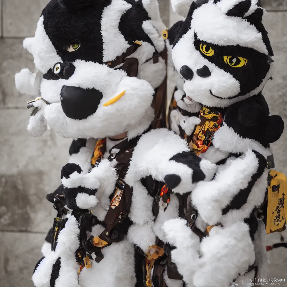 Prompt: extremely detailed photoshoot of the best made japanese fursuit 1 6 k raw format nikon 6 0 mm f 2. 8