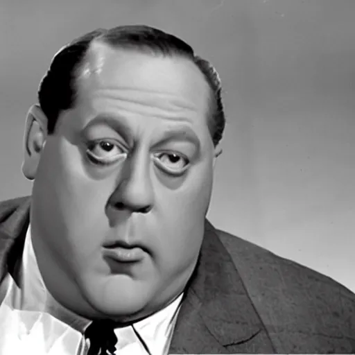 Prompt: moe from the three stooges as perry mason