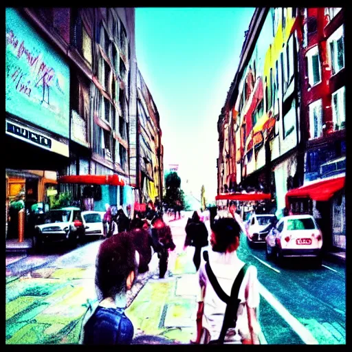 Image similar to random ideas, random people, random streets, random filters, random cameras