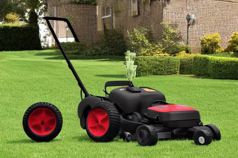 Image similar to lawn mower gamer chair