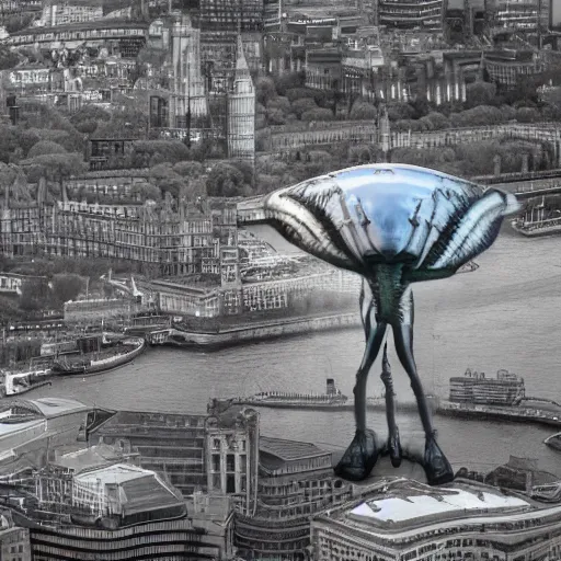 Image similar to aliens invade london