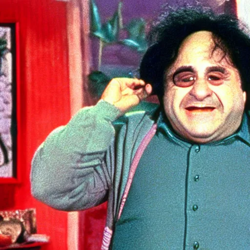 Prompt: danny devito in hausu