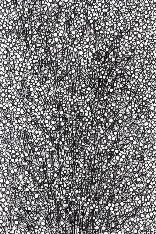 Image similar to spring flowers, happy and beautiful, by ivan marchuk, thick black lineart, anime