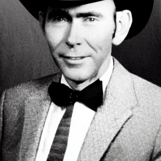 Prompt: photograph of hank williams sr