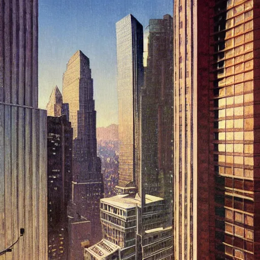 Prompt: ultra realistic portrait painting of a skyscraper, art by norman rockwell, 4 k, ultra realistic, highly detailed, epic lighting