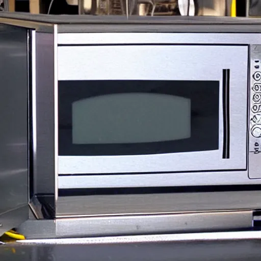 Image similar to teenage engineering designed microwave