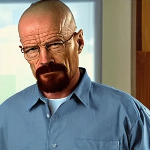 Prompt: walter white as a soy boy