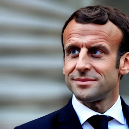 Image similar to Emmanuel Macron in Equilibrium