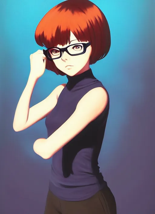 Velma From Scooby Doo Anime, by roots love manga anime digital media  drawings velma from sc…