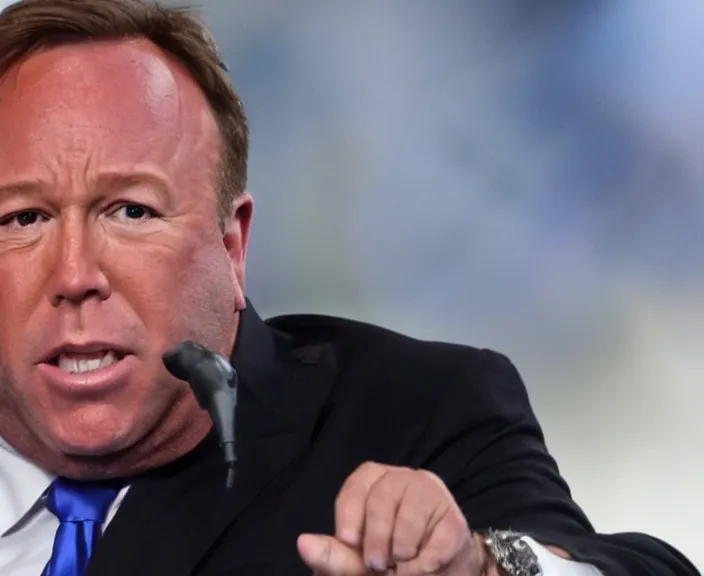 Prompt: alex jones running for president of the united states 2024