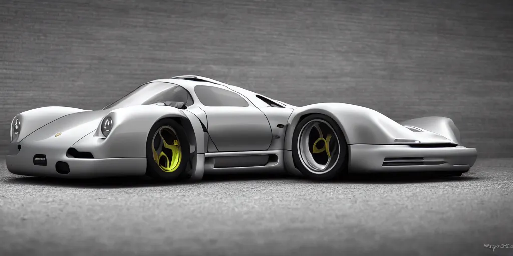 Image similar to porsche 959 from the future. hypercar. photo realistic 35mm Khyzyl Saleem