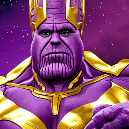 Prompt: thanos is a muppet