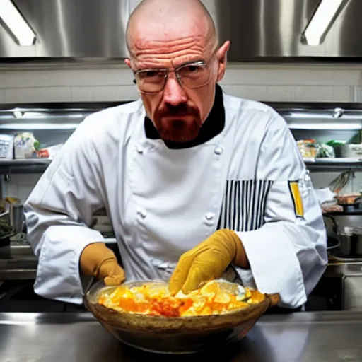 Prompt: walter white chef