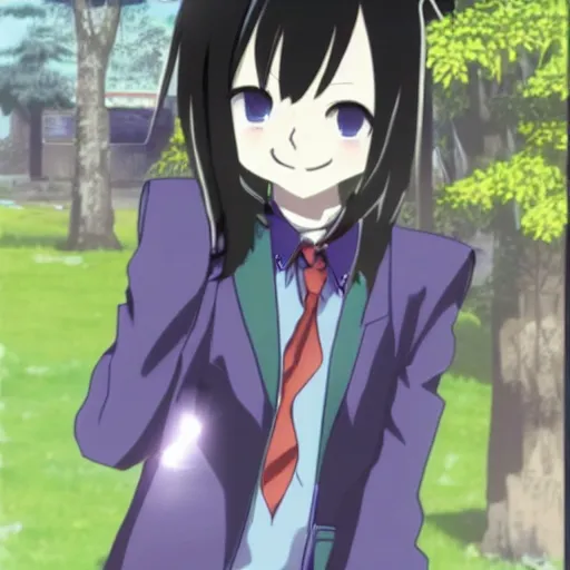 Prompt: Actual image of Tomoko from Watamote manga