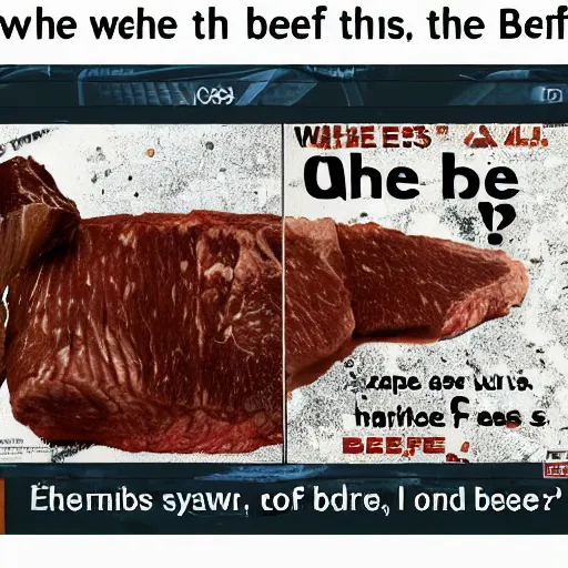 Prompt: where\'s the beef