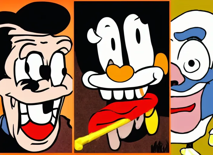 Image similar to jim carrey in the style of cuphead