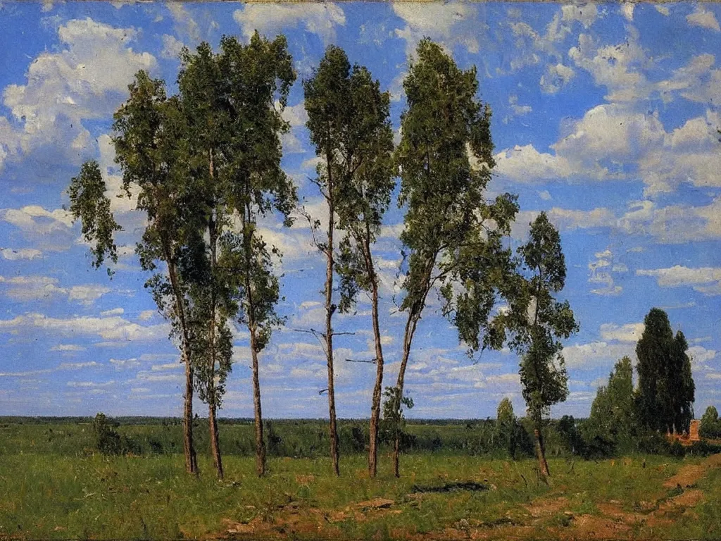 Prompt: nature by Isaac Levitan