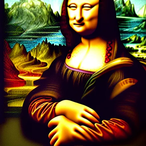 Image similar to dog mona lisa, highly detailed