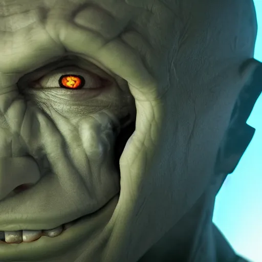 Prompt: voldemort!!!!! as a vol - au - vent, octane render, photorealistic, fantasy art