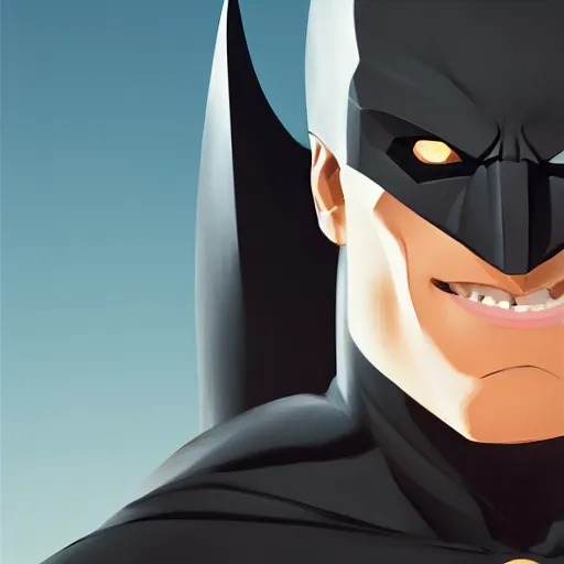 Image similar to face icon stylized minimalist batman, loftis, cory behance hd by jesper ejsing, by rhads, makoto shinkai and lois van baarle, ilya kuvshinov, rossdraws global illumination