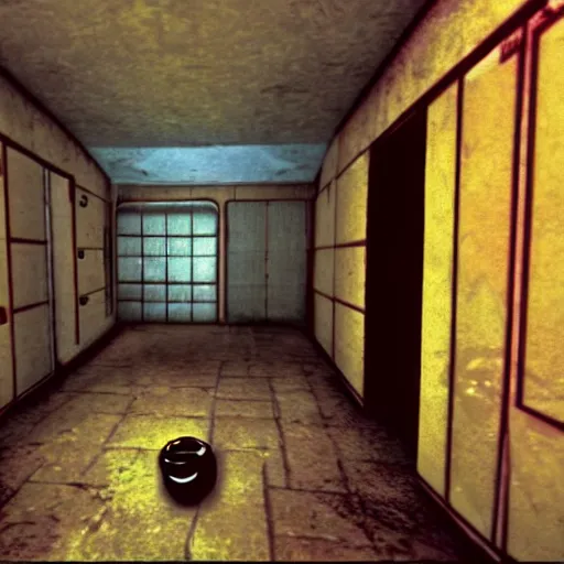 Image similar to a playstation 1 era survival horror horror game screen shot